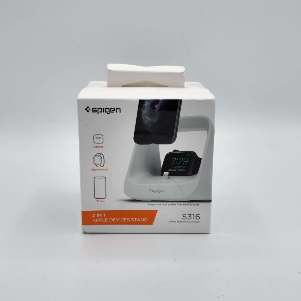 Spigen 2 in 1 Charging Stand Designed for Apple Products S316
